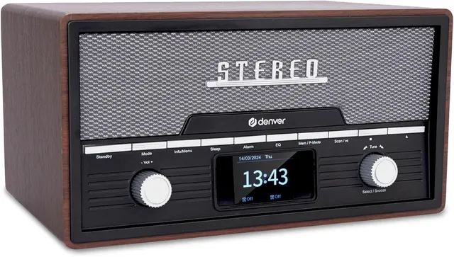 Denver Music System BT DAB+/FM MDA-525DW DARK WOOD