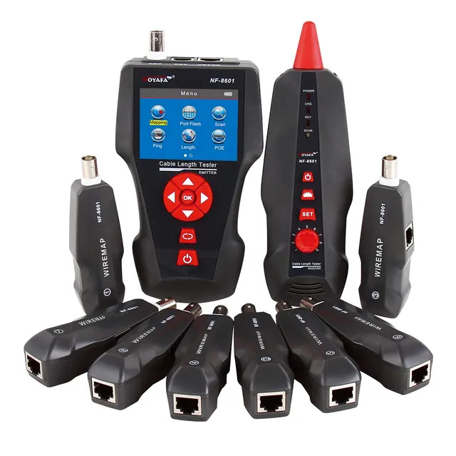 Noyafa NF-8601W Rechargeable Network Tester/Scanner with LCD Screen