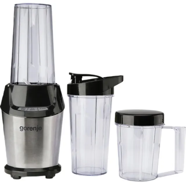 Gorenje Kitchen Blender 1000W 0.75L Tritan Jug 20000 RPM 2 Speed BN1000BK Black/Silver