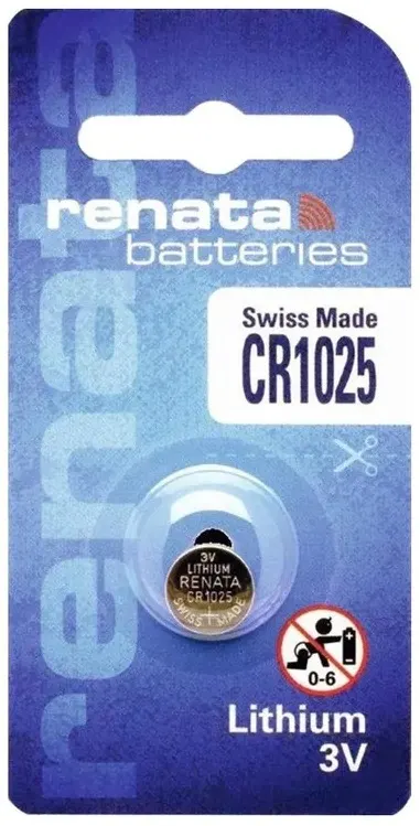 Renata Lithium CR1025 Button Battery (1pc)