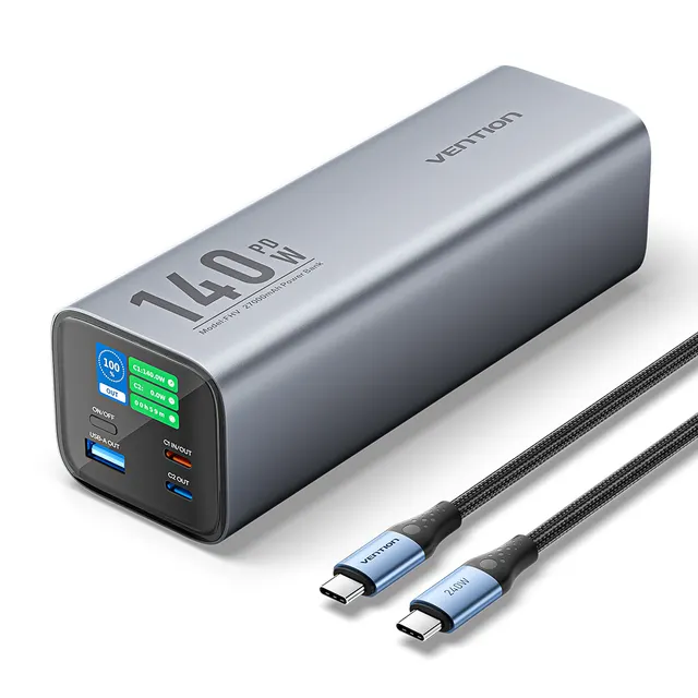 Vention Powerbank 27000mAh 140W 3xUSBC+USB-A FHVH0