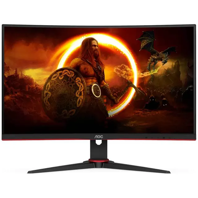 AOC PC Monitor 23.6" Curved C24G2AE/BK FHD VA LED - Black