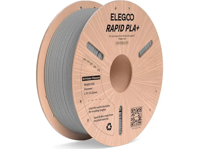 ELEGOO PLA+ RAPID GREY FILAMENT 1KG 1.75MM