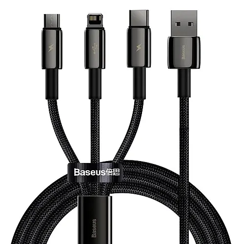 Baseus CAMLTWJ-01 Tungsten Gold 3in1 Micro/Light/TypeC