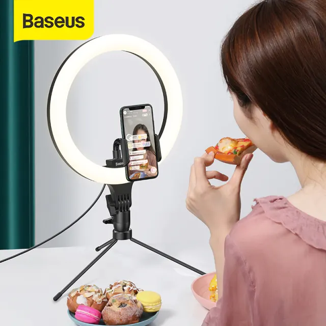 BASEUS Ring Light 12″With 1.8M Tripod