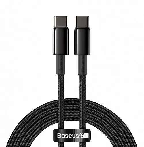 Baseus Gold Cable Type-C to Type-C 100W 2m Black