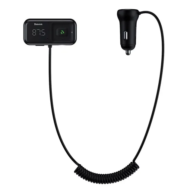 Baseus S-16 Car Charger with BT/USB/MP3/FM Transmitter Black