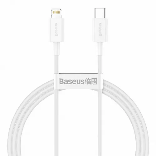 Baseus Superior Series Type-C to iP PD 20W 1m Wht
