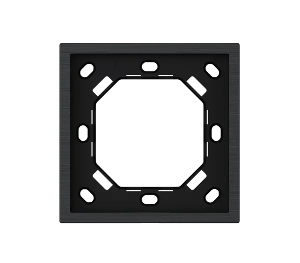 HDL Panel XELENT SERIES Black Panel Frame 1 Gang