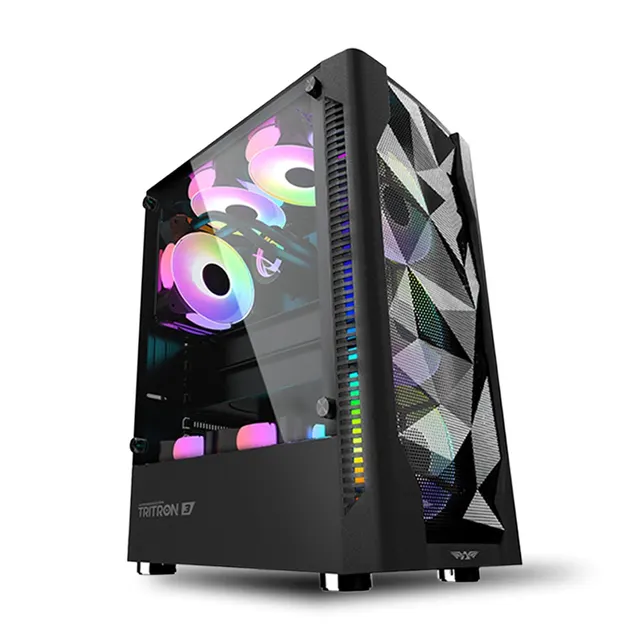 Armaggeddon Gaming Case ATX 3xARGB TRITRON 3 Black