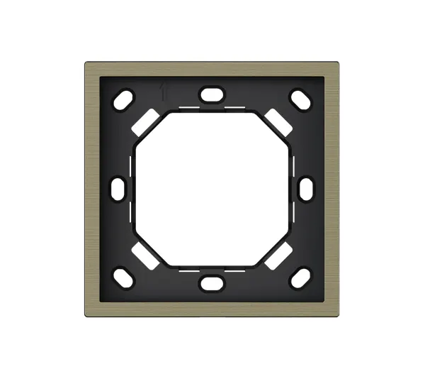 HDL Panel XELENT SERIES Antique Bronze Panel Frame 1 Gang