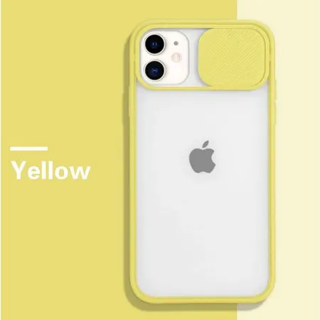 Camera Lens Protection Case For iPhone 13 (Yellow)