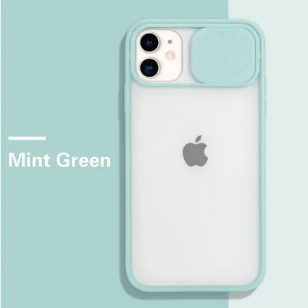 Camera Lens Protection Case For iPhone 13 (Mint Green)