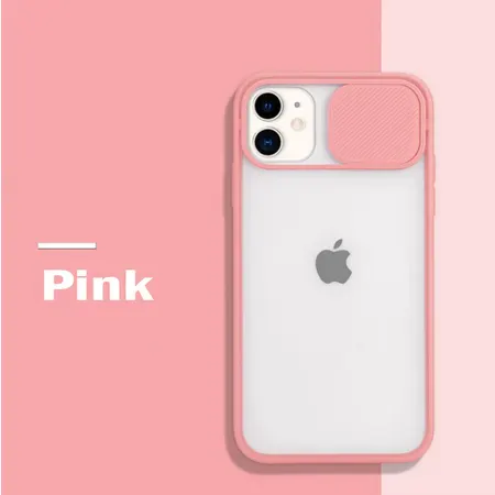 Camera Lens Protection Case For iPhone 13 (Pink)
