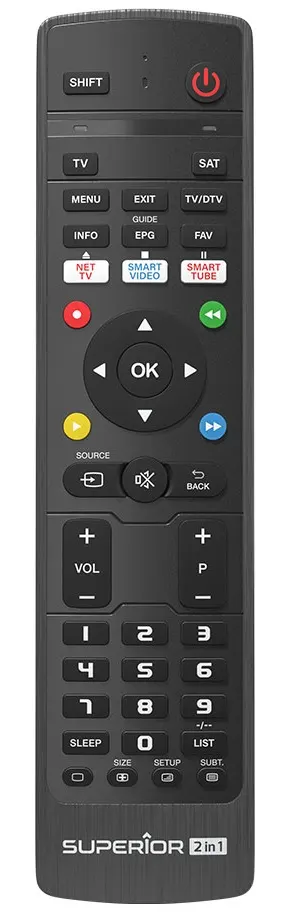 Superior Clever 2in1 TV/Digital PC Programmable Remote Control
