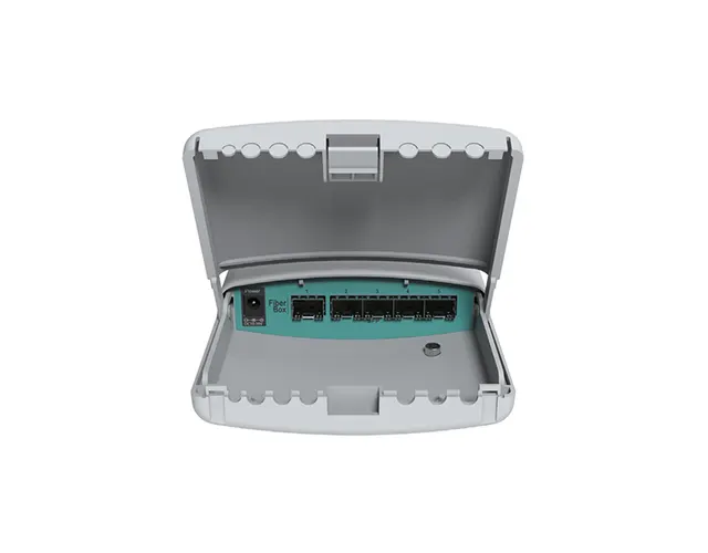 MikroTik CRS105-5S-FB FiberBox 400MHz CPU, 128MB RAM, 5xSFP, RouterOS L5