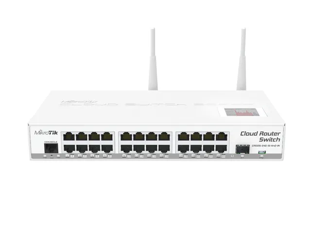 MikroTik CRS125-24G-2HnD-1S-IN 128MB RAM, 24xGigabit LAN, 1xSFP, RouterOS L5