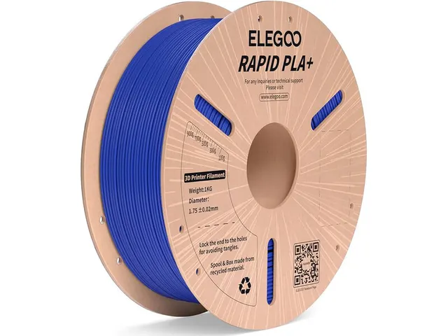 ELEGOO PLA+ RAPID BLUE FILAMENT 1KG 1.75MM