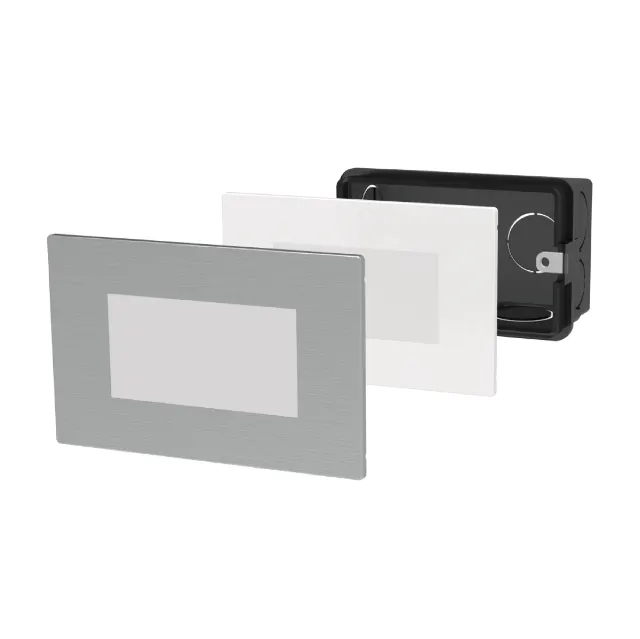 GBC DOGI LED URANO 1021 CCT White/Grey Outdoor Steplight for Recessed Box 503