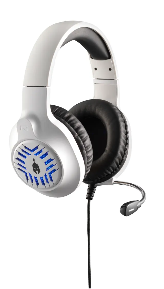 SPARTAN GEAR MEDUSA WIRED HEADSET (Complatible with PC,PS4,PS5,XBOX1,XBSX,SWITCH) WHITE/BLACK