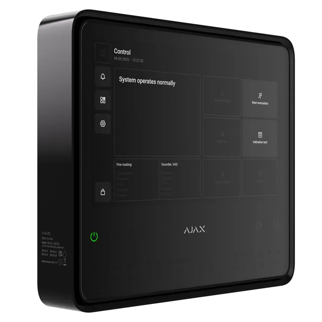 Ajax EN54 Fire Detection Hub Black
