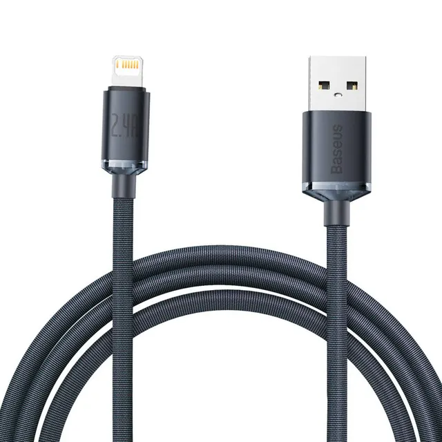 Baseus Cable Lightning to USB-A Crystal Shine 2m Back