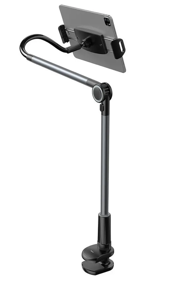 Baseus Rotary Adjustment Phone And Tablet Holder Gray