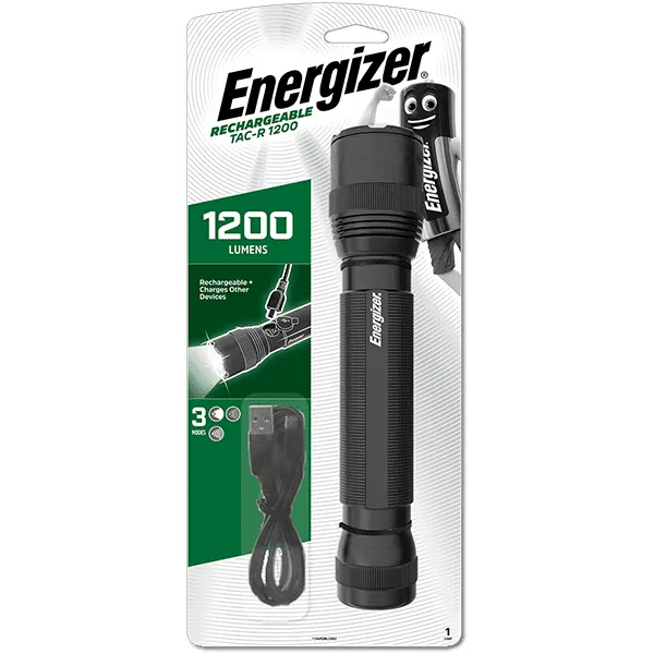 Energizer Light Torch 1200 Lumens (USBC) - Tactical 1200 Rechargeable