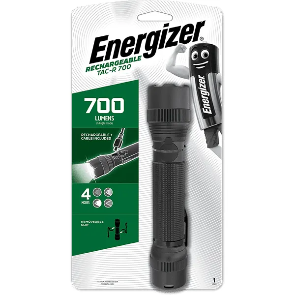 Energizer Light Torch 700 Lumens (USBC) - Tactical 700 Rechargeable