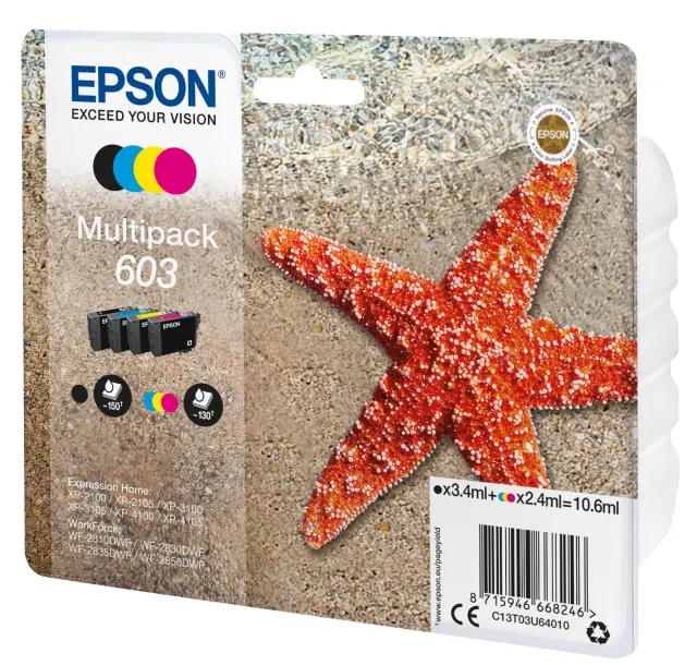EPSON INK ORIGINAL CARTRIDGE 603 MULTIPACK