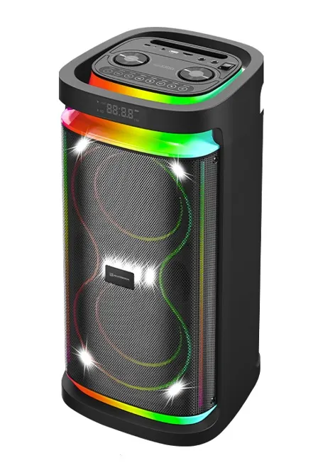 SonicGear Portable Karaoke Speaker 2 x 6.5'' BT/USB/RGB 2x Mics Audiobox BBX1300