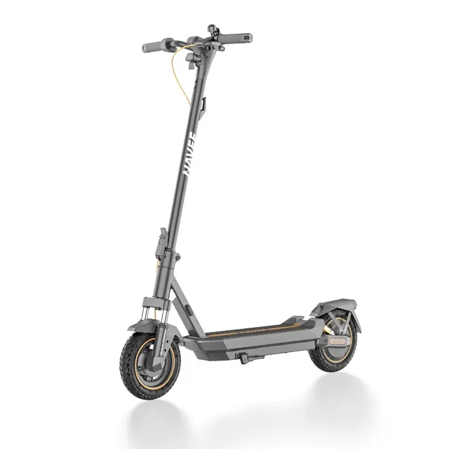 Navee Electric Scooter, 1000W, 75km Range, Quadruple Suspension, Dual Electronic Regenerative Braking System, Foldable, Traction Control System, IPX5, 3.6-inch LED Display, GT3 Max
