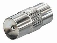 Coaxial Coupler Male-Male Metal FS9ML