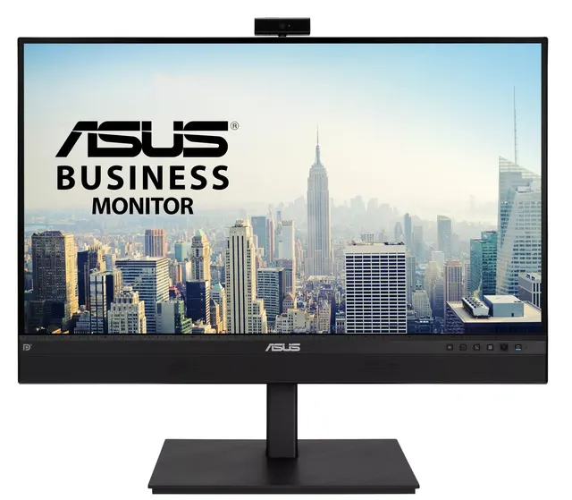 ASUS Monitor VideoConferencing 27'' 2K 60Hz Ergonomic Webcam Speakers AI Microphone BE27ACSBK