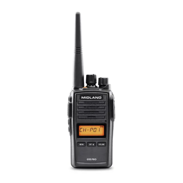 Midland G18 Pro Noise Cancellation PMR446 Waterproof Radio (Single)