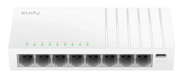 Cudy Switch Gigabit Ethernet 8-Ports Desktop GS108U with USB Power
