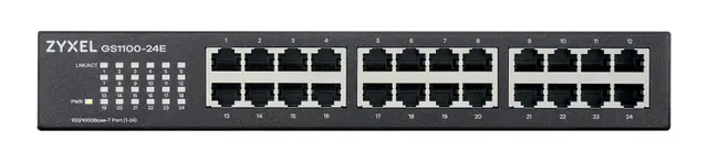 Zyxel Switch Gigabit Ethernet 24-Port R/M UK Plug GS1100-24E