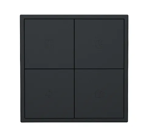 HDL Panel Smart Tile Series 8 Button Ash Grey