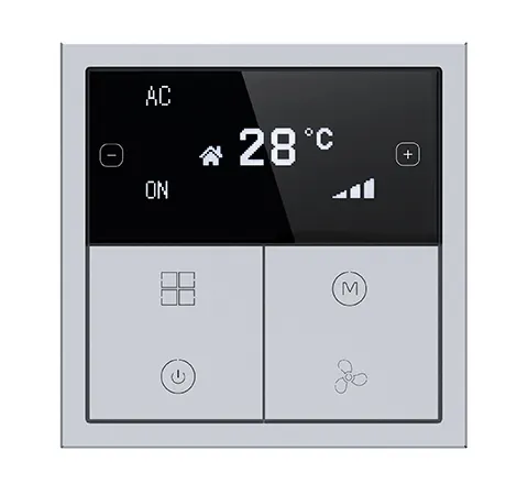 HDL Panel Tile Series OLED Thermostat Space Gray HDL-M/PTOL6.18