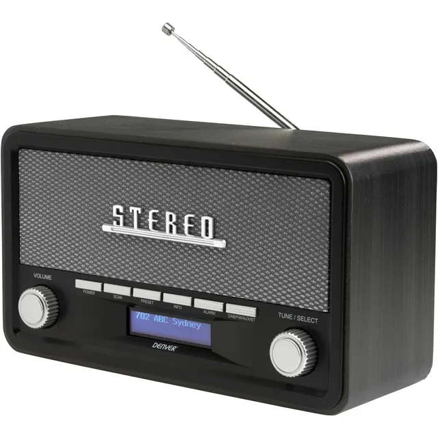 Denver Radio  DAB+/FM DAB-18DGR DARK Grey 2 x 2W RMS