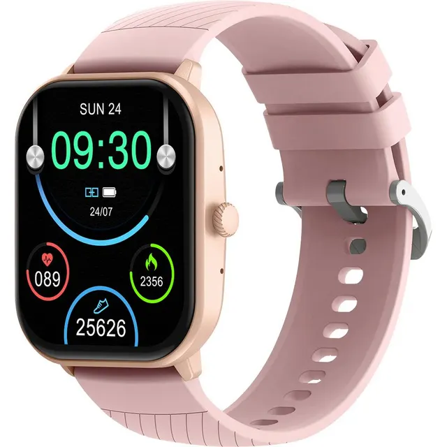 Denver Smartwatch with Call Function, Blood Pressure, SWC-187RO Rose