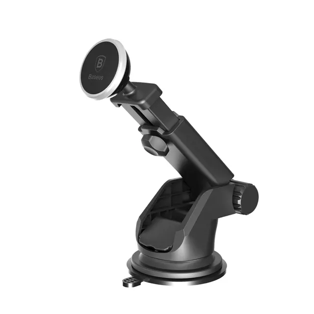 Baseus SOLID Telescopic Magnetic Car Mount Black/Silver