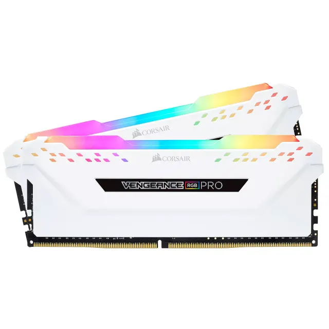 CMW32GX4ME3200C16W 3200MHZ 32GB(2 X 16GB) DDR4 C16 288-pin DIMM CORSAIR VENGEANCE RGB WHITE