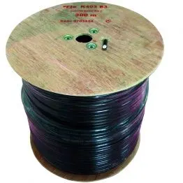 FTE K403B3 Coaxial Cable RG11 Black 300m