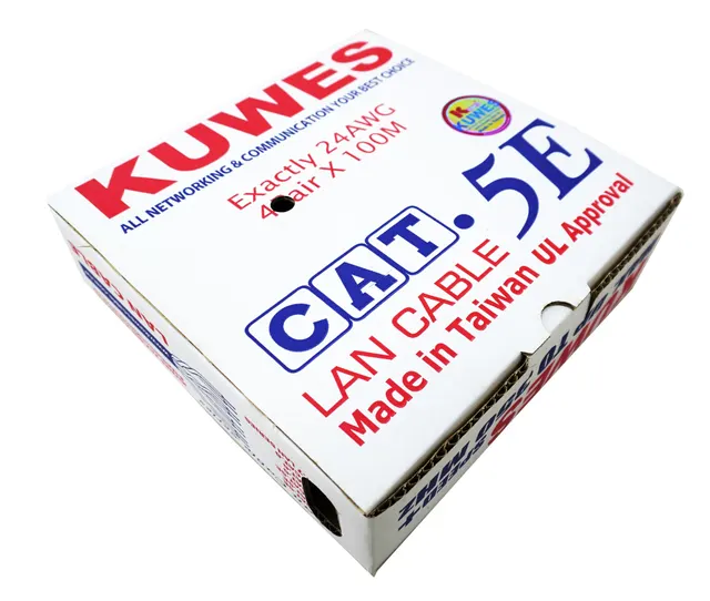 Kuwes CAT5E UTP Pure Copper Indoor 100m Grey