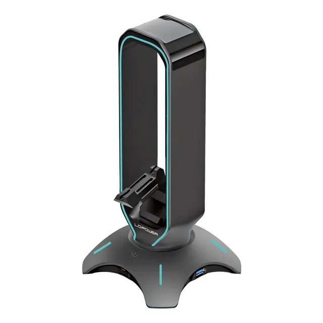 LC-HUB-HEAD-BUNGEE - USB hub & headphone holder