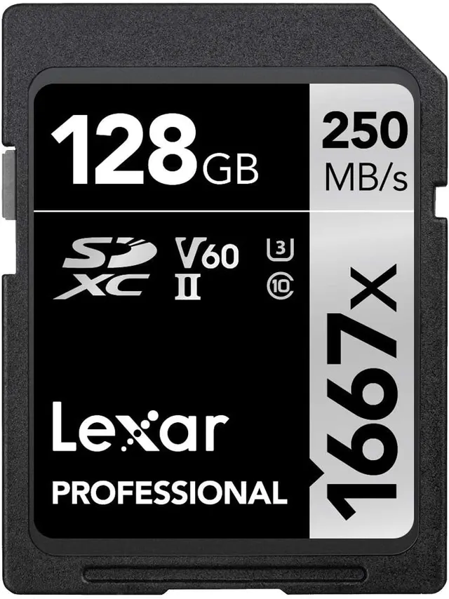 Lexar Professional 1667x 128GB SDXC UHS-II