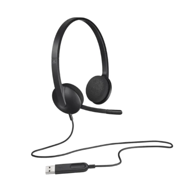Logitech H340 USB Headset, Black (3)