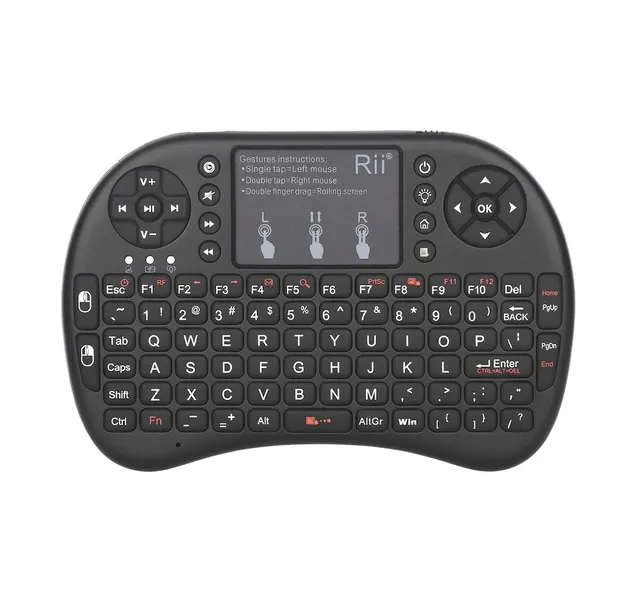 Rii Mini Keyboard Wireless 2.4GHz with Touchpad i8+