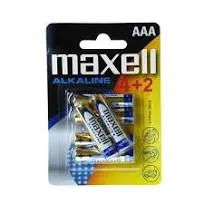 MAXELL BATTERY AAA 4PCS+2 FREE